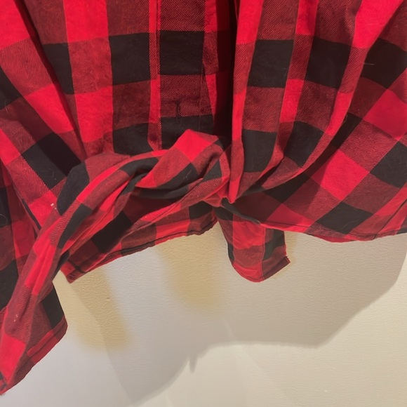 Madewell red and black blouse EUC - Picture 4 of 4